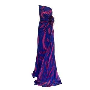 Dekolte - Strapless Purple Cocktail Party Dress